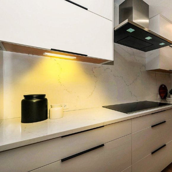 2 Pack LEPOTEC Wireless Rechargeable Motion Sensor Cabinet Lights 18-LED - Picture 2 of 8